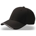 Casquette texturée en polyester jacquard avec visière contrastée