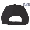 Casquette texturée en polyester jacquard avec visière contrastée