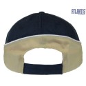 Casquette racing 6 panneaux bicolore, fermeture velcro