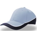 Casquette racing 6 panneaux bicolore, fermeture velcro