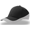 Casquette racing 6 panneaux bicolore, fermeture velcro