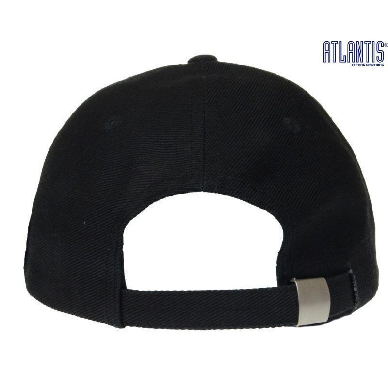 Casquette 6 panneaux motif "Grand Prix" en coton lourd