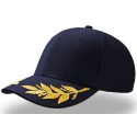 Casquette 6 panneaux motif "Grand Prix" en coton lourd