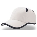 Casquette de sport avec bande contrastée et aérations en mesh