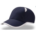Casquette de sport avec bande contrastée et aérations en mesh