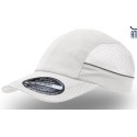 Casquette running avec maille filet et liseré réfléchissant sur les côtés