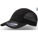 Casquette running avec maille filet et liseré réfléchissant sur les côtés