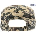 Casquette militaire délavée en coton chino, visière incurvée