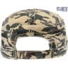 Casquette militaire délavée en coton chino, visière incurvée