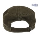 Casquette militaire délavée en coton chino, visière incurvée