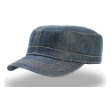 Casquette militaire délavée en coton chino, visière incurvée