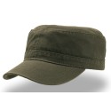 Casquette militaire délavée en coton chino, visière incurvée