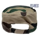 Casquette militaire avec panneau avant déstructurée