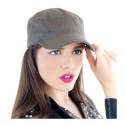 Casquette militaire avec panneau avant déstructurée