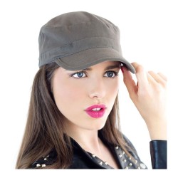 Casquette militaire avec panneau avant déstructurée