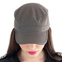 Casquette militaire avec panneau avant déstructurée