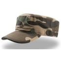 Casquette militaire avec panneau avant déstructurée