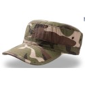 Casquette militaire délavé avec œillets métalliques