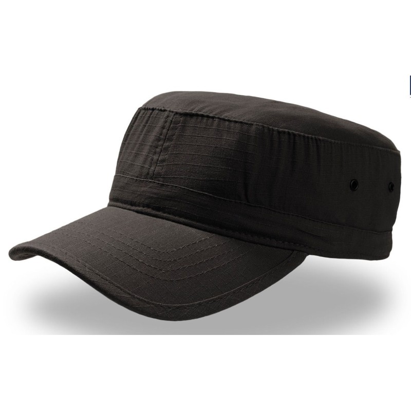 Casquette militaire délavé avec œillets métalliques