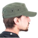 Casquette militaire délavé avec œillets métalliques