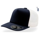 Casquette 5 panneaux avec visière mid visor, maille filet à l'arrière