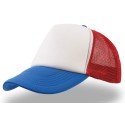 Casquette style rappeur filet avec visière rembourrée