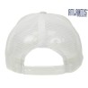 Casquette trucker 5 panneaux maille filet avec visière en coton