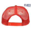 Casquette trucker 5 panneaux maille filet avec visière en coton