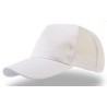 Casquette trucker 5 panneaux maille filet avec visière en coton