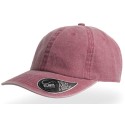 Casquette 6 panneaux effet jean délavé, visière mid-visor