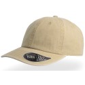 Casquette 6 panneaux effet jean délavé, visière mid-visor