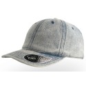 Casquette 6 panneaux en coton twill chino, visière mid-visor