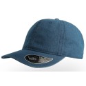 Casquette 6 panneaux en coton twill chino, visière mid-visor