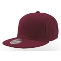 Casquette snapback 6 panneaux visière plate en acrylique