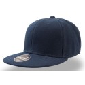 Casquette snapback 6 panneaux visière plate en acrylique