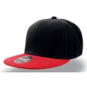 Casquette snapback 6 panneaux visière plate en acrylique