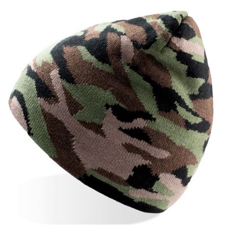 Bonnet camouflage réversible double épaisseur