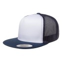 Casquette américaine à filet visière plate confortable