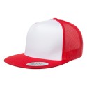 Casquette américaine à filet visière plate confortable