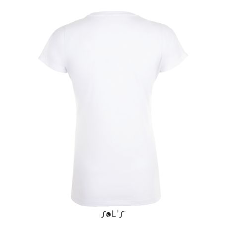 T-shirt femme col rond, pour la sublimation, 160 g/m²