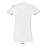 T-shirt femme col rond, coupe cintrée, 100% coton jersey, 150 g/m²