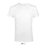 T-shirt homme col rond, coupe ajustée, 100% coton, 190 g/m²