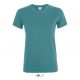 T-shirt femme col rond, 100% coton jersey, 150 g/m²
