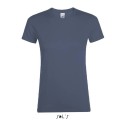 T-shirt femme col rond, 100% coton jersey, 150 g/m²
