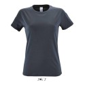 T-shirt femme col rond, 100% coton jersey, 150 g/m²