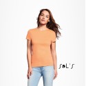 T-shirt femme col rond, 100% coton jersey, 150 g/m²