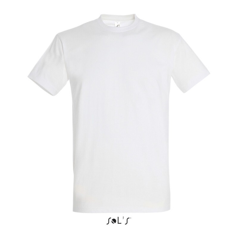 T-shirt homme col rond, 100% coton jersey, 190 g/m²