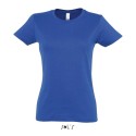 T-shirt femme col rond, 100% coton jersey, 190 g/m²