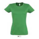 T-shirt femme col rond, 100% coton jersey, 190 g/m²