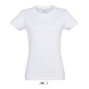 T-shirt femme col rond, 100% coton jersey, 190 g/m²